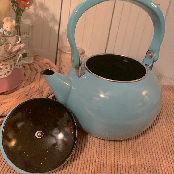 Turquoise Tea Kettle - Picture 5 of 11